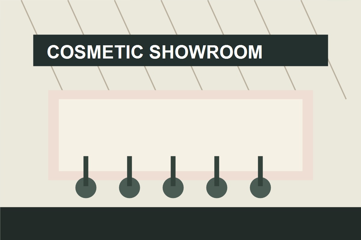 Thi công showroom mỹ phẩm